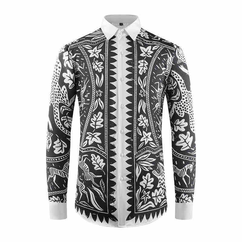 Black and white vintage long sleeve Tshirt